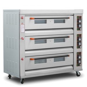 3 Deck 9Tray Gas Operated Baking Oven