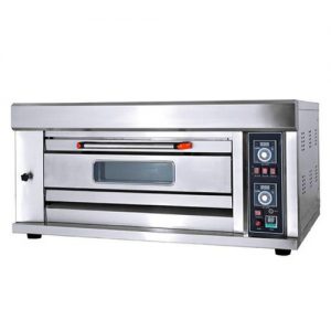 Single Deck Double Tray Gas Operated Baking/Pizza Oven