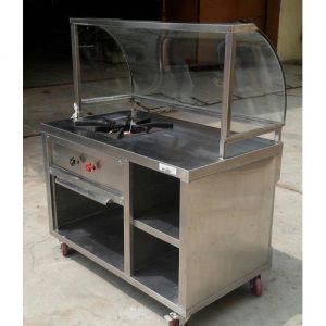 SS Bend Glass Roll Counter